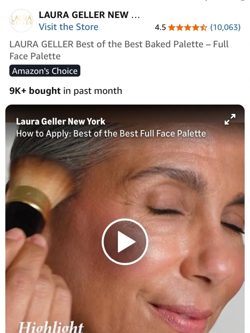 Laura Geller Pink & Neutral Full Face Baked Palette